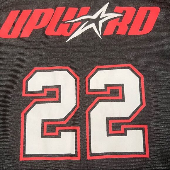 Upward Basketball Jersey Reversible Red/Black #22 size XL Activewear Sports - Picture 7 of 12
